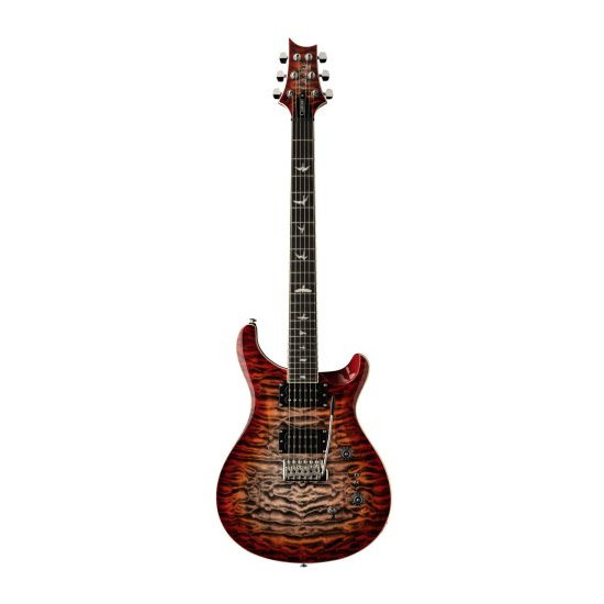PRS SE Custom 24-08 Quilt Charcoal Cherry Burst - gitara elektryczna