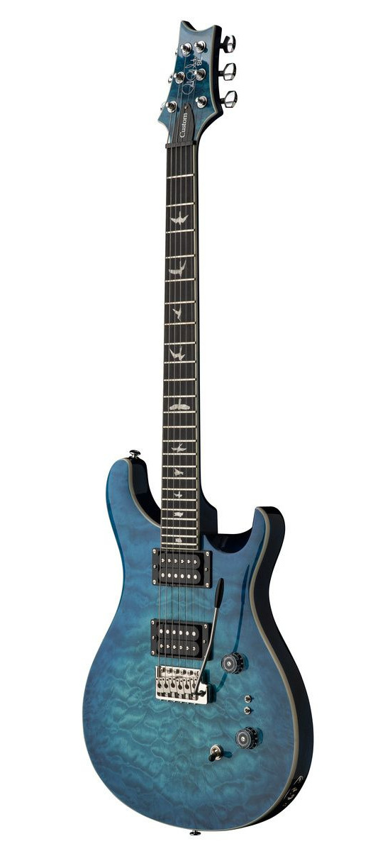 PRS SE Custom 24-08 Quilt Lake Blue - gitara elektryczna0