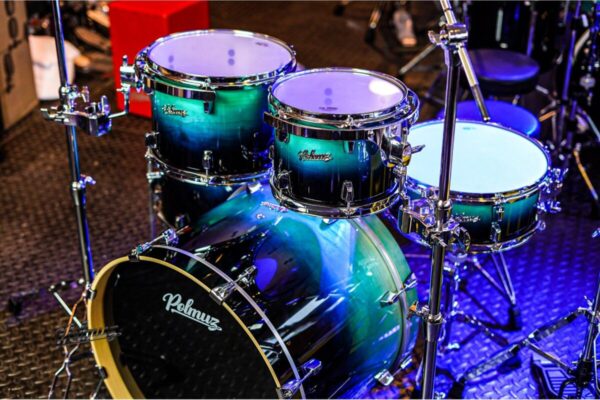 Polmuz Birch Model 3 Bass Drum 22x18 Blue to Black Fade0