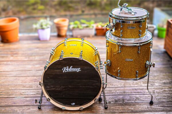 Polmuz Drums Model 2 Maple 22/12/16 champagne gold sparkle0