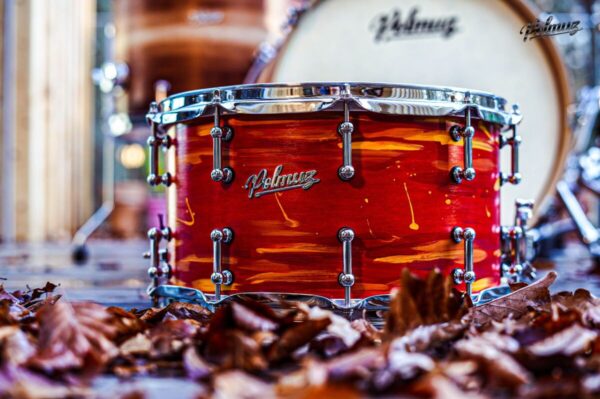 Polmuz Maple 14x8 Artist Cosmic Red to Yellow