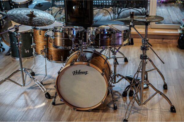 Polmuz Maple Model 1 - 20/10/12//14/16 - Inlayed Satin Dark Brown0