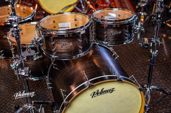 Polmuz Maple Model 1 - 22/10/12/14/16 - Fast Toms - Satin Black Fade