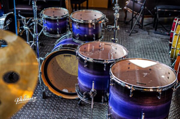Polmuz Maple Model 1 - 22/10/12/16/18 - Artist Blue to black Fade