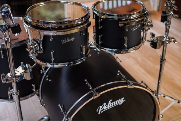 Polmuz Maple Model 1 - 22/10/12/16 - Satin Flat Black Mate Wax0