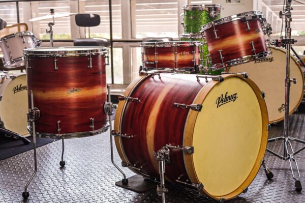 Polmuz Maple Model 1 - 22/12/16/14SD - Artist Red Jatoba Fade