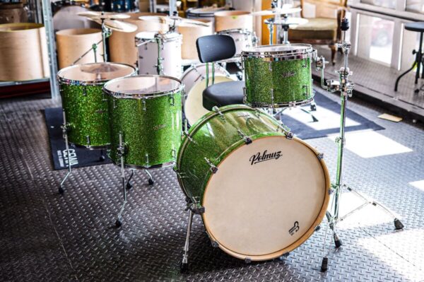 Polmuz Maple Model 1 - 24/13/16/18 - Green Big Sparkle