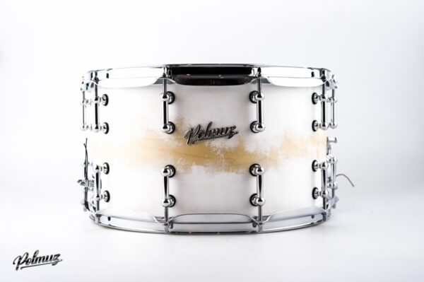 Polmuz Model 1 Maple 14x8 Satin White Urban Fade