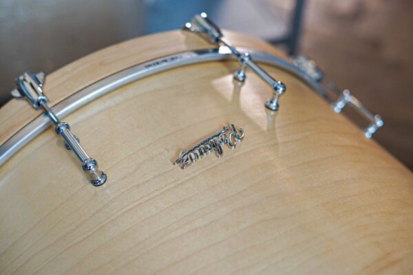 Polmuz drums Maple Model 1 - 22/10/12/14/16/14SD die cast - Satin natural wax oil0