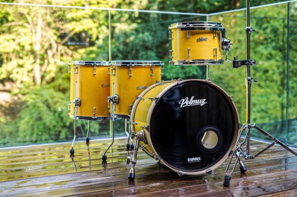 Polmuz drums Maple Model 1 KELLER - 20/12/14/16 - Yellow Wax