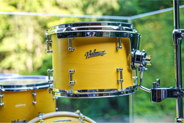 Polmuz drums Maple Model 1 KELLER - 20/12/14/16 - Yellow Wax0