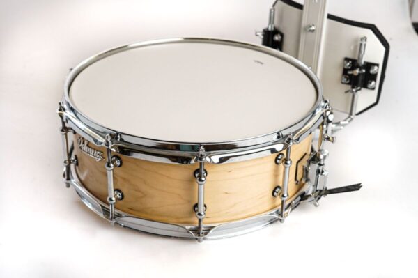 Polmuz model 1 Maple 14x5,5 Marching Snare - werbel marszowy satin natural made in Poland
