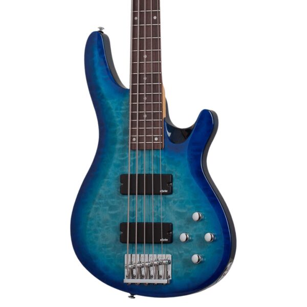 Schecter C-5 Plus Ocean Blue Burst ][ 5-strunowa gitara basowa