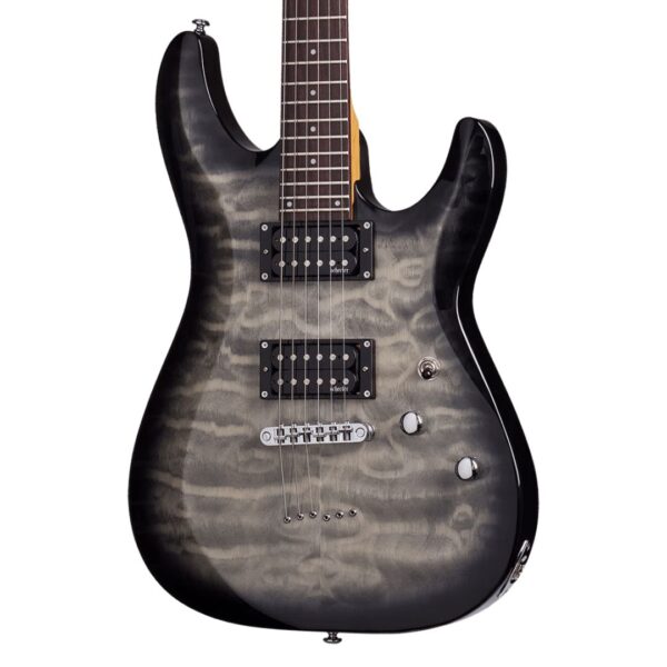 Schecter C-6 Plus Charcoal Burst ][ Gitara elektryczna
