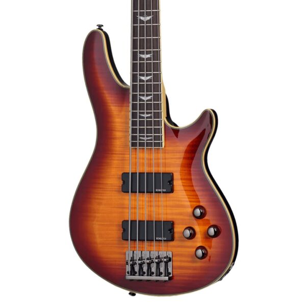 Schecter Omen Extreme-5 Vintage Sunburst ][ 5-strunowa gitara basowa