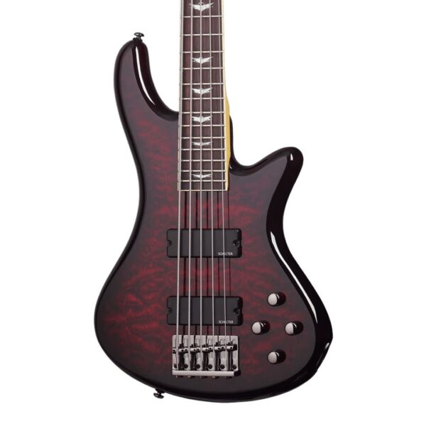 Schecter Stiletto Extreme-5 Black Cherry ][ 5-strunowa gitara basowa