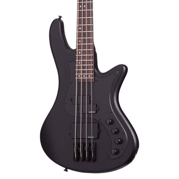 Schecter Stiletto Stealth-4 Satin Black ][ Gitara basowa