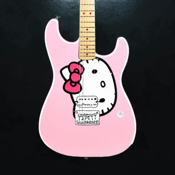 Squier LTD Hello Kitty Stratocaster MN WB PNK ][ Gitara elektryczna