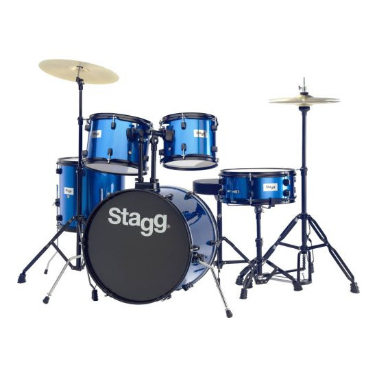 Stagg TIM120B BL - akustyczny zestaw perkusyjny