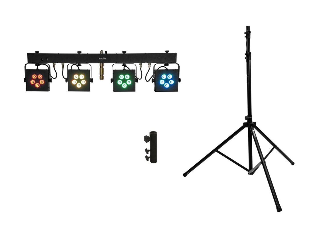 EUROLITE Set LED KLS-902 + M-4 Speaker-System Stand EUROLITE Set LED KLS-902 + M-4 Speaker-System Stand