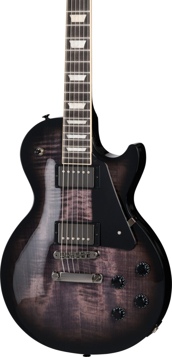 Gibson Les Paul Studio Session Translucent Ebony Burst . Black trim gitara elektryczna0