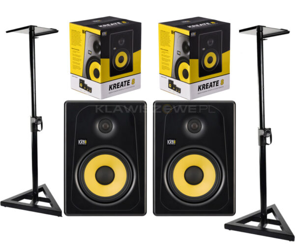 KRK Kreate 8 | PARA (2 sztuki) + STATYWY