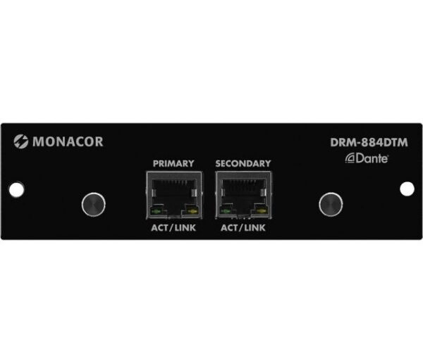 Monacor DRM-884DTM - Moduł Dante&ltsup&gt®&lt/sup&gt