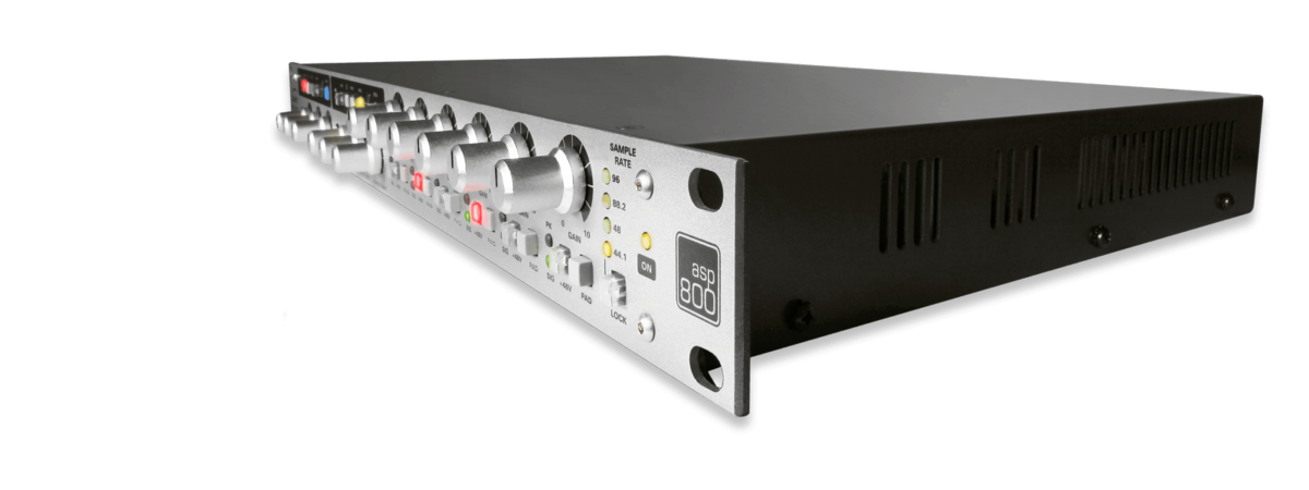 Audient ASP800 - przedwzmacniacz mikrofonowy z wyjściami ADAT4