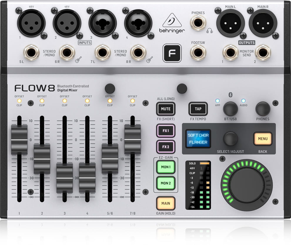 Behringer FLOW 8 – mikser cyfrowy Behringer FLOW 8 – mikser cyfrowy