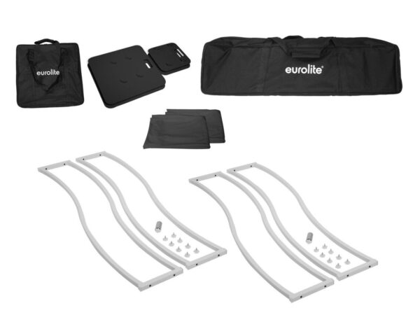 EUROLITE 2x Stage Stand 150cm incl. Cover and Bag, black - towery pod głowy ruchome (para)0
