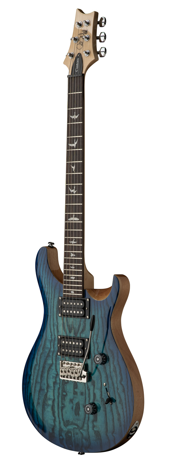 PRS SE CU 24-08 Burled Ash Lake Blue Limited Edition - gitara elektryczna0