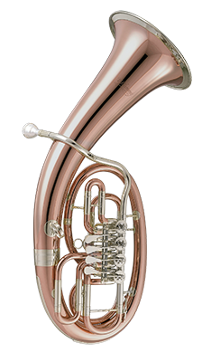 Sakshorn barytonowy Bb złoty mosiądz lakier 4 wentyle CEP731-4R Cerveny Sakshorn barytonowy Bb złoty mosiądz lakier 4 wentyle CEP731-4R Cerveny