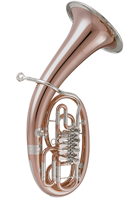 Sakshorn barytonowy Bb złoty mosiądz lakier 4 wentyle CEP741-4R Cerveny Sakshorn barytonowy Bb złoty mosiądz lakier 4 wentyle CEP741-4R Cerveny