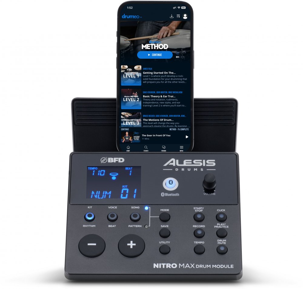 Alesis NITRO MAX Mesh Kit - perkusja elektroniczna9 Alesis NITRO MAX Mesh Kit - perkusja elektroniczna9