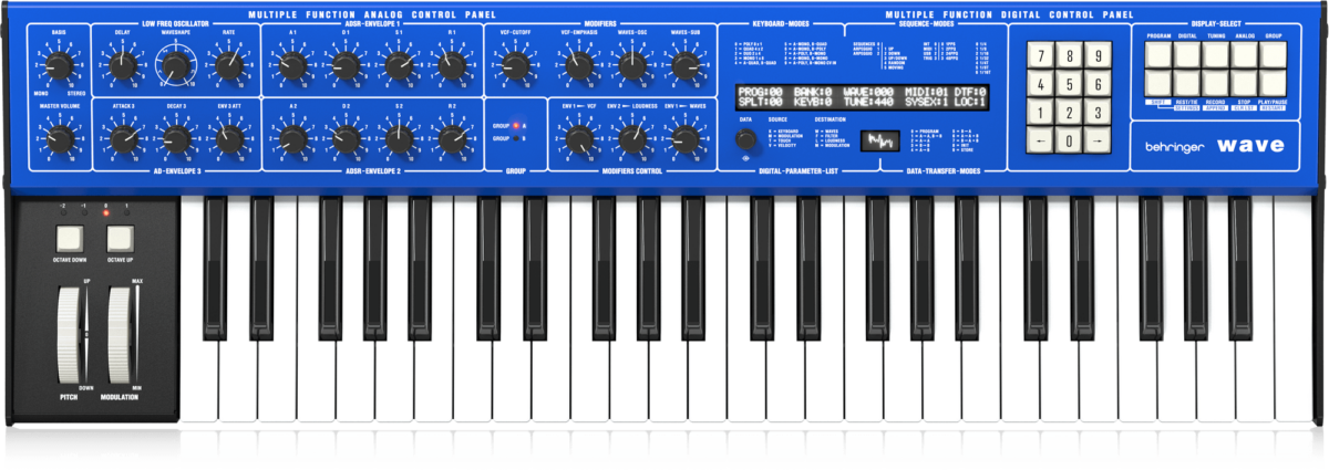 Behringer WAVE - syntezator hybrydowy0