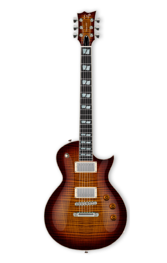 ESP USA Eclipse FM Tiger Eye Sunburst