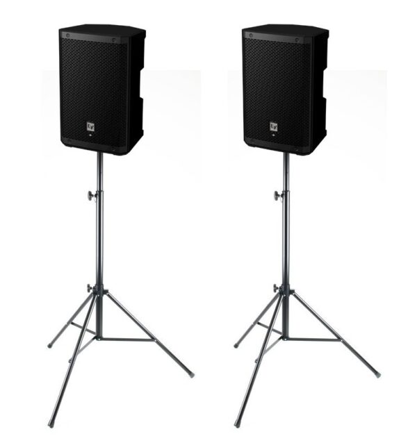 Electro-Voice 2x ZLX-8P-G2 - kolumna aktywna (para) + statywy