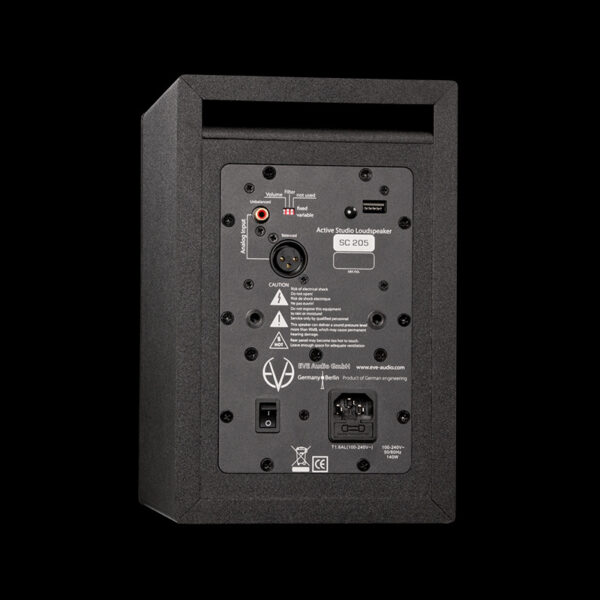 Eve Audio SC205 All black edition aktywny monitor studyjny0