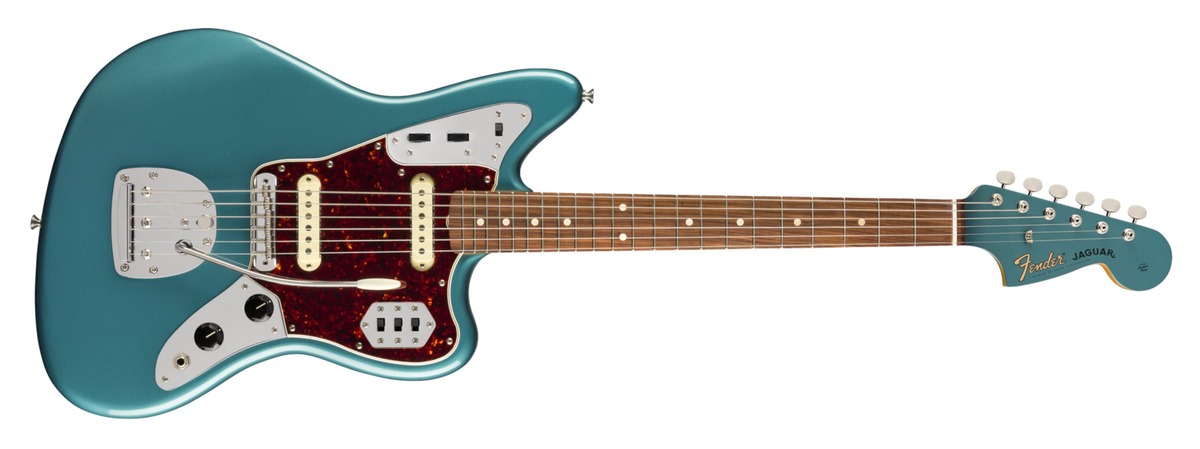 ギター Fender Mexico jaguar Vintera'60s Fender Vintera '60s Jaguar Modified HH PF Surf Green | Polska