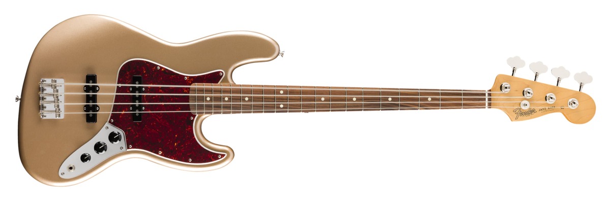 Fender Vintera 60s Jazz Bass PF Firemist Gold Fender Vintera 60s Jazz Bass PF Firemist Gold