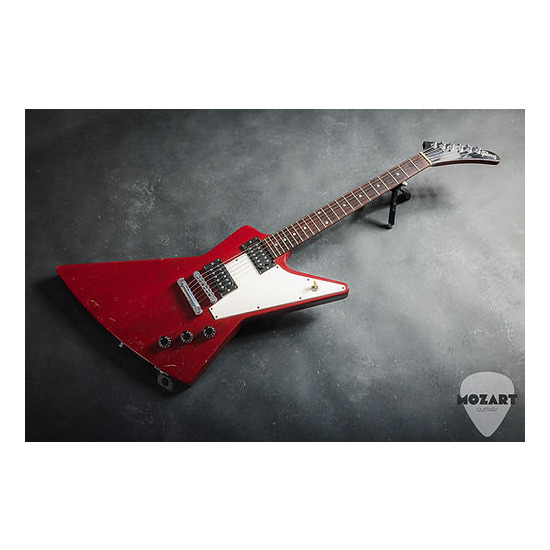 Gibson Explorer 76 Reissue – 1998 – Heritage Cherry+ case