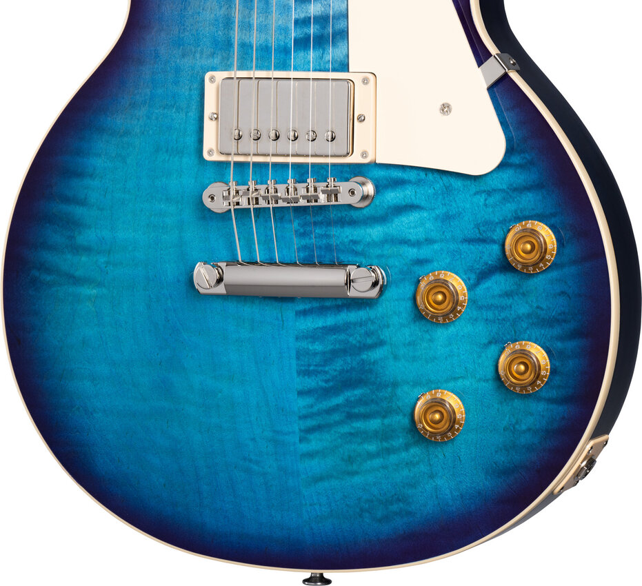 Gibson Les Paul Standard 50s Figured Top Blueberry Burst3 Gibson Les Paul Standard 50s Figured Top Blueberry Burst3