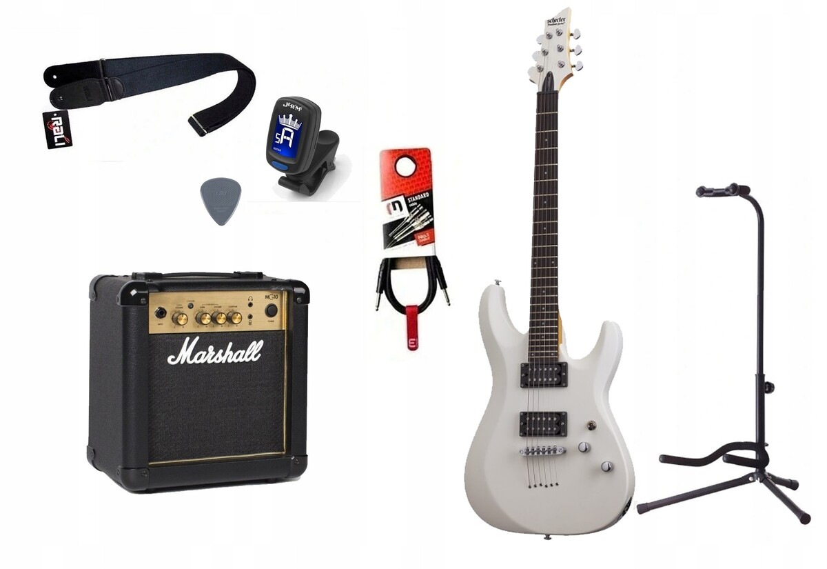 Gitara Elektryczna + Wzmacniacz 10W Kabel Zestaw 1029 Gitara Elektryczna + Wzmacniacz 10W Kabel Zestaw 1029