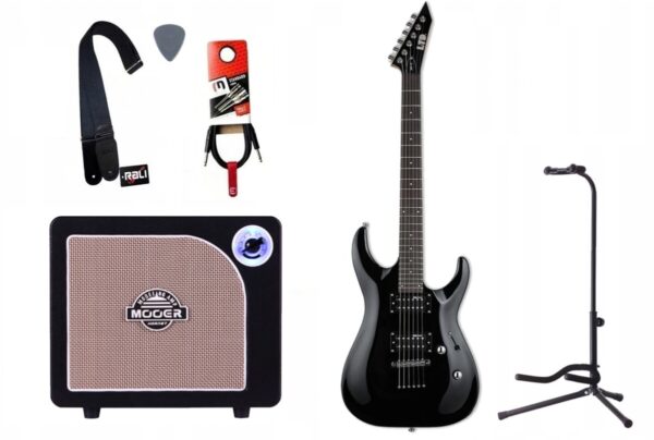 Gitara Elektryczna + Wzmacniacz 15W Kabel Zestaw 699
