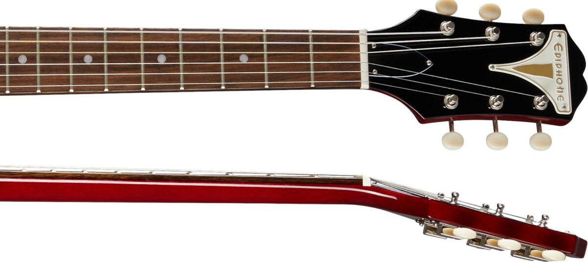 Gitara elektryczna Epiphone Coronet Cherry3