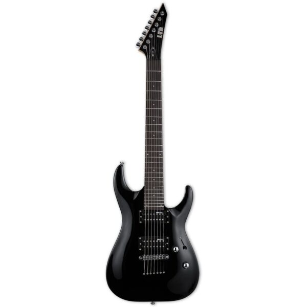 Gitara elektryczna LTD MH-17 KIT BLK + wzmacniacz 12W + tuner + statyw w zestawie0