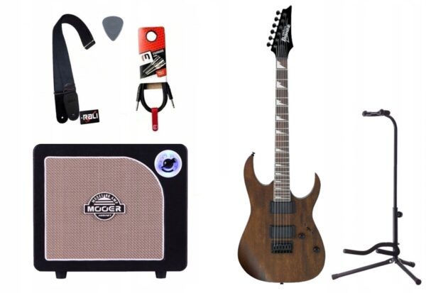 Gitara elektryczna + wzmacniacz 15W zestaw 1230