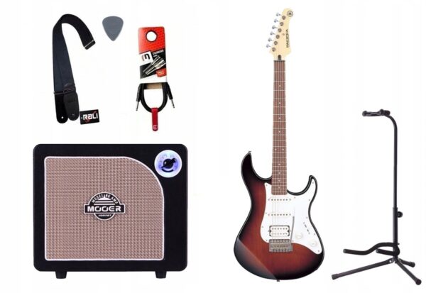 Gitara elektryczna + wzmacniacz 15W zestaw 1298