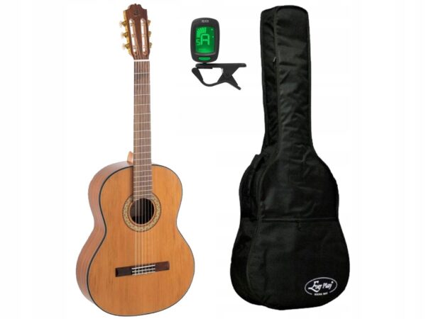 Gitara klasyczna Admira A2 Satin 4/4 + pokrowiec + tuner - zestaw gitarowy