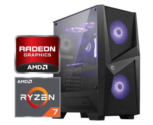 Komputer Gamingowy Ryzen 7 7800x3D/32GB RAM/2000GB SSD/RX 9060 XT 16GB